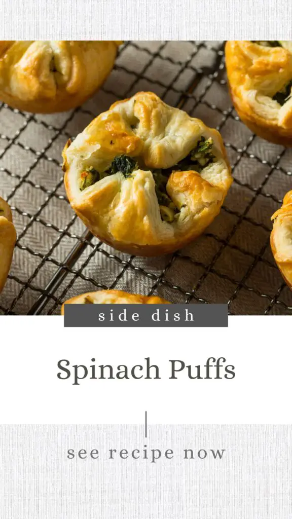 Spinach puffs