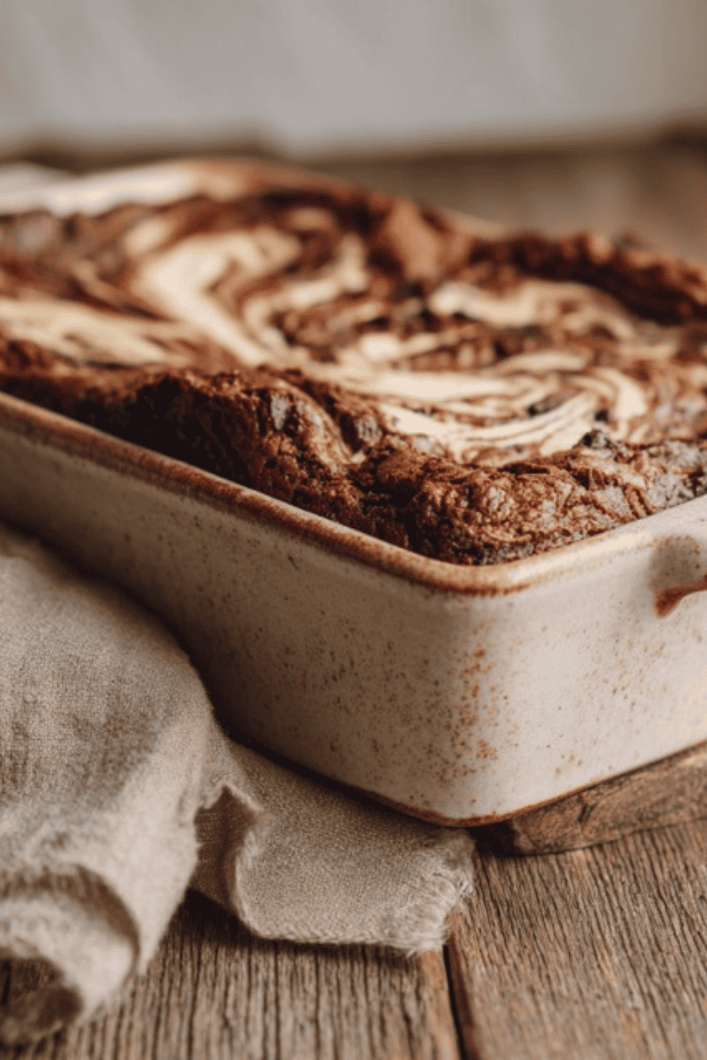 Cream cheese swirl brownies