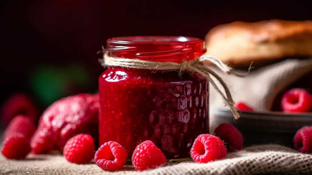 Easy homemade raspberry jam