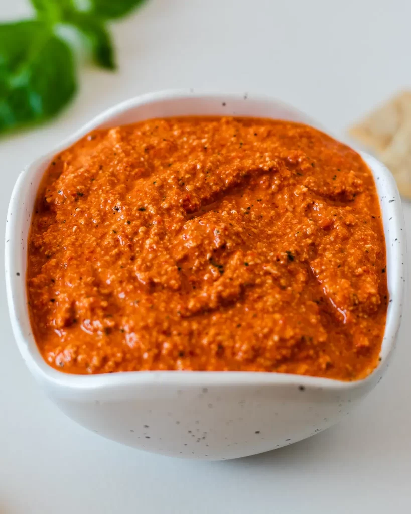 Appetizer recipes - roasted red pepper pesto
