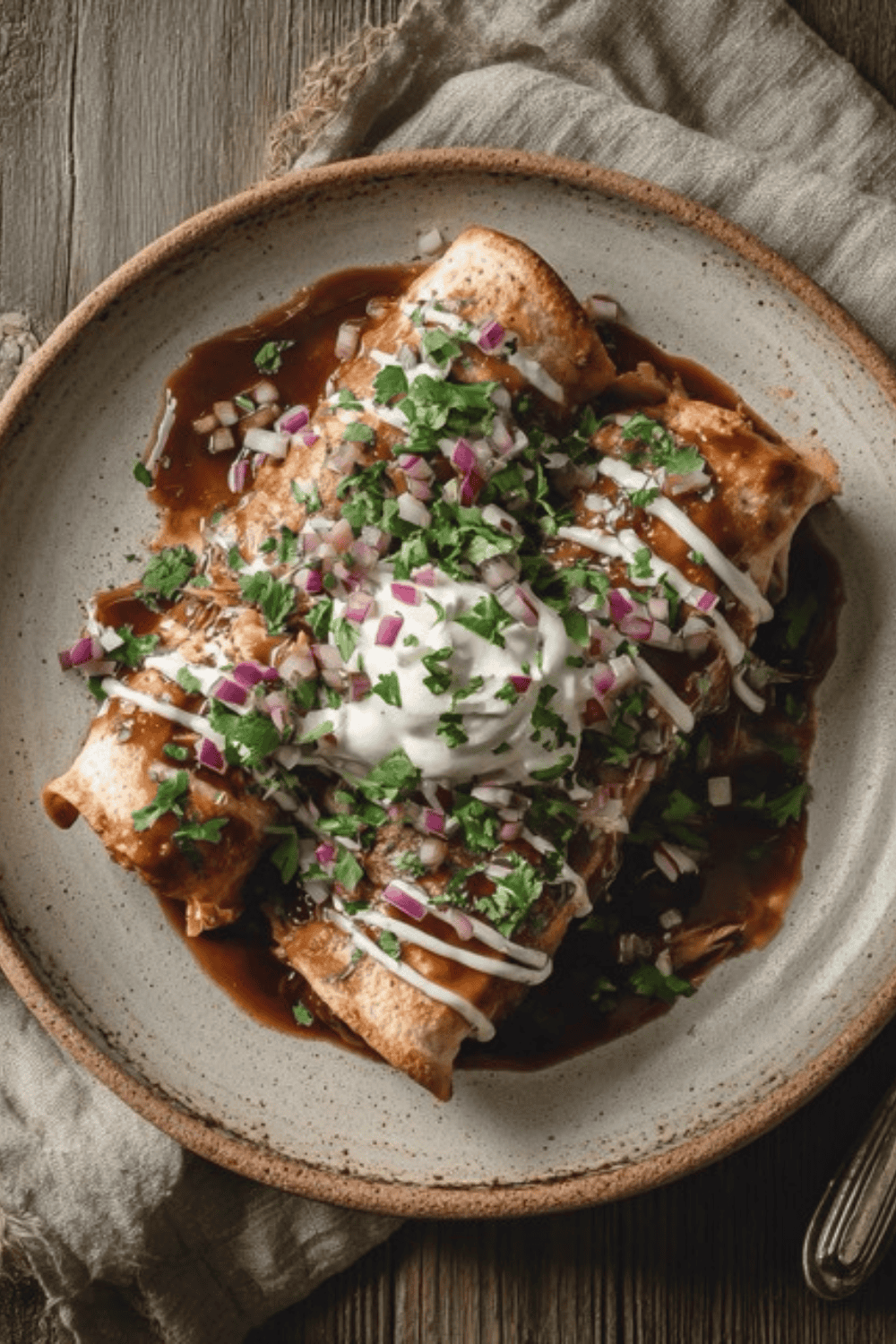 Carnitas enchiladas