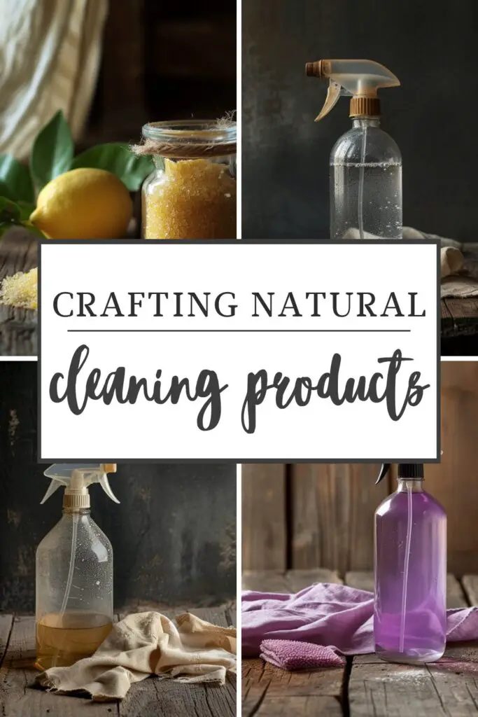 Crafting natural cleaning products