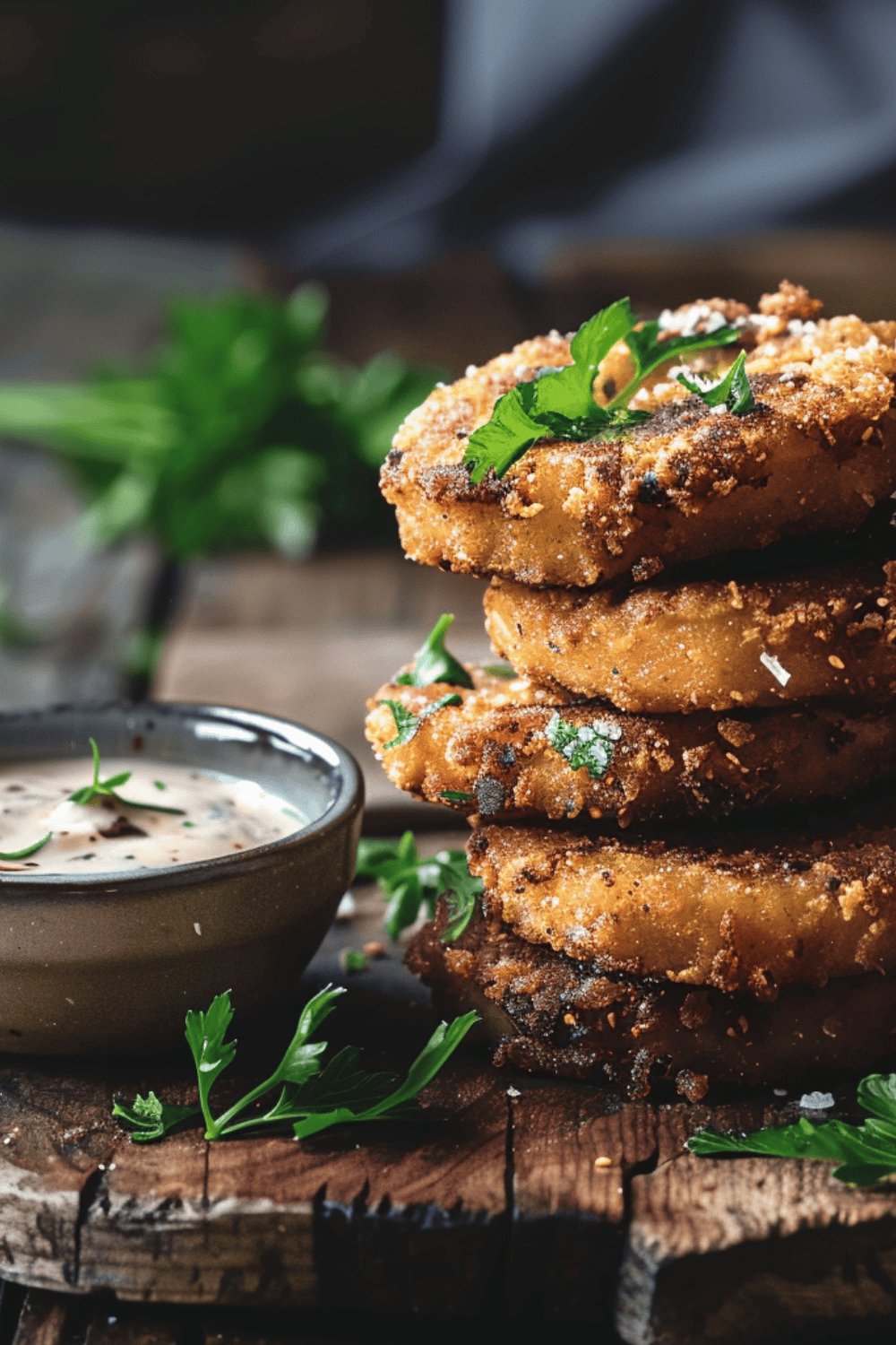 Fried green tomatoes