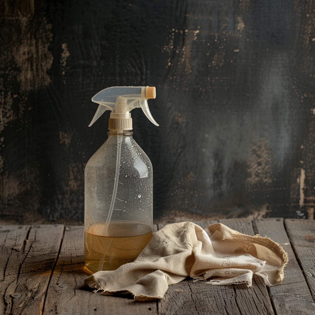 Orange mint cleaner - crafting natural cleaning products