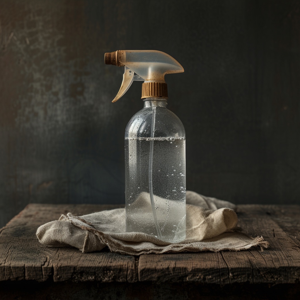 Vinegar cleaning spray - crafting natural cleaning products