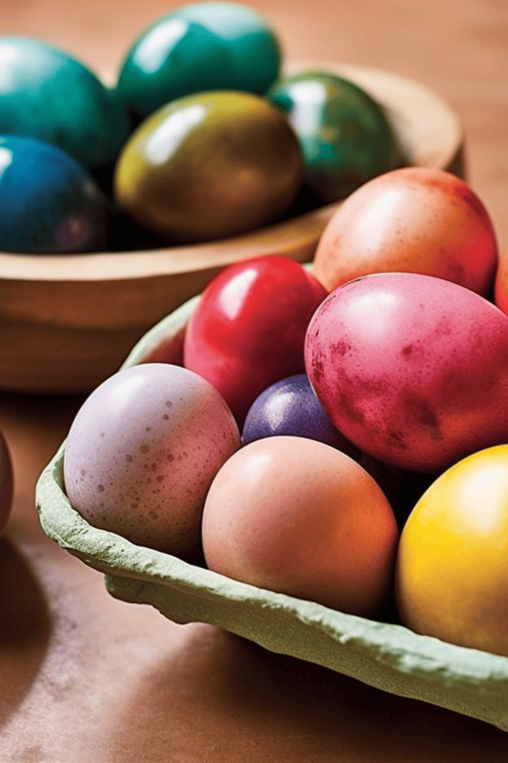 Naturally dye easter eggs