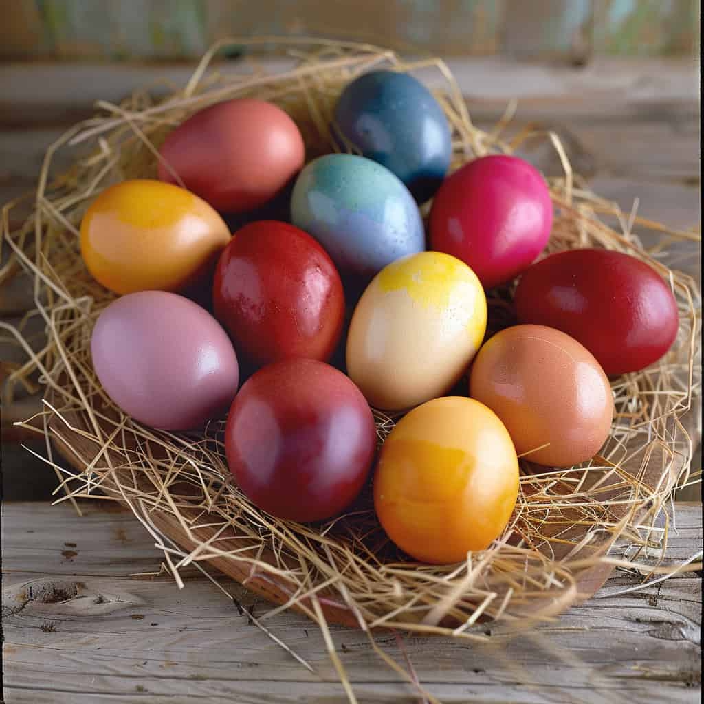 How to naturally dye easter eggs