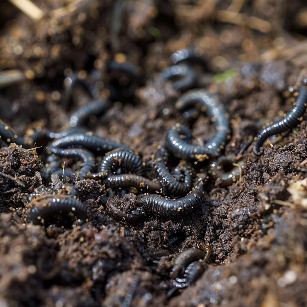 Worm castings natural fertilizers