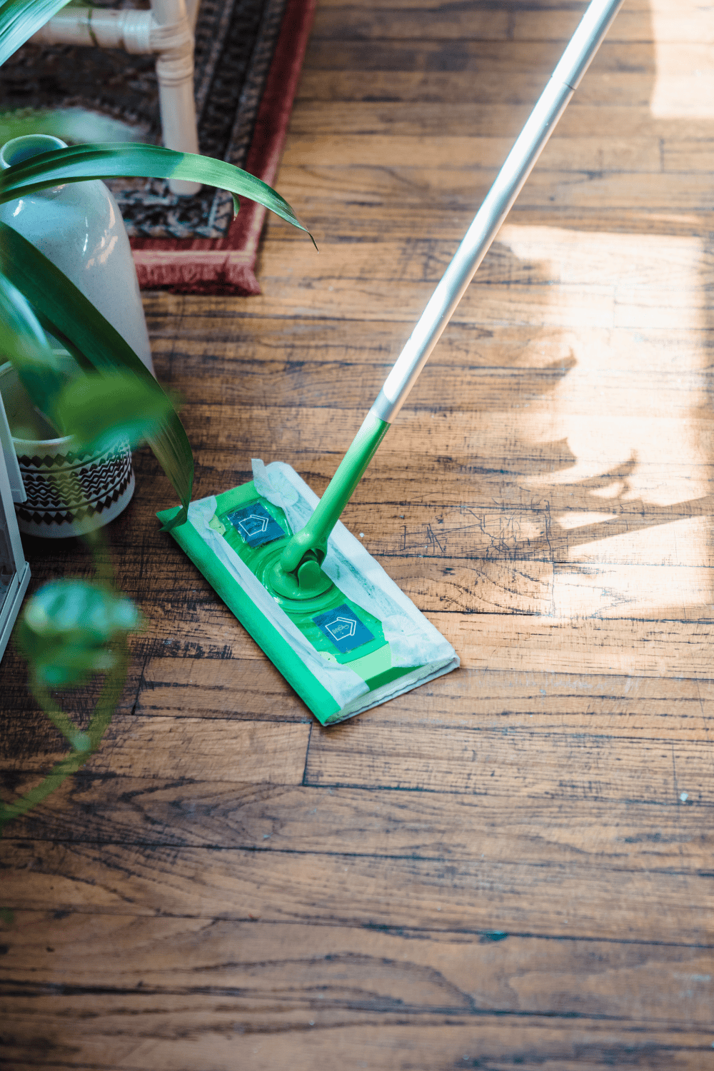Cleaning hardwood floors