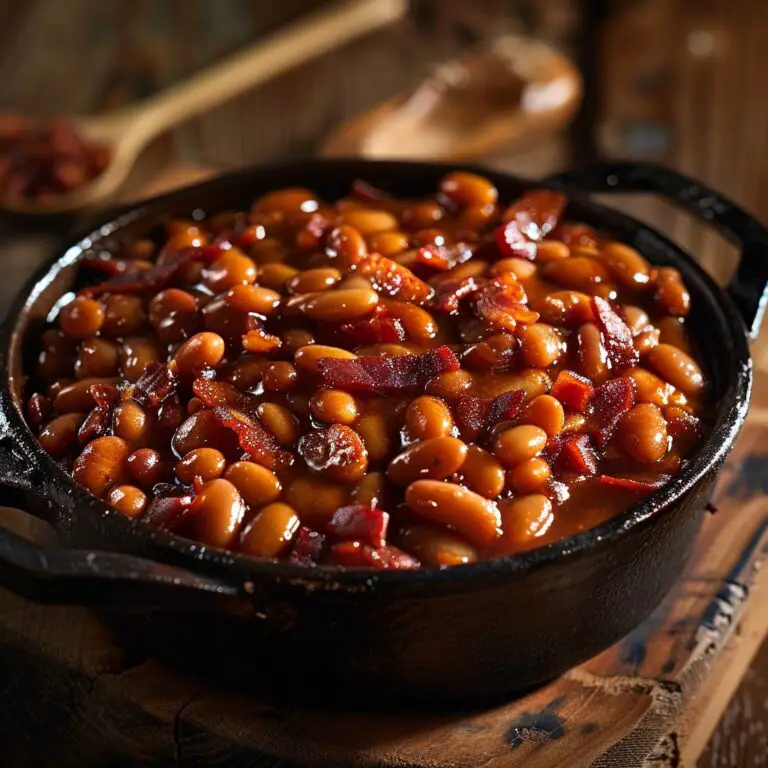 Maple & Bourbon Baked Beans