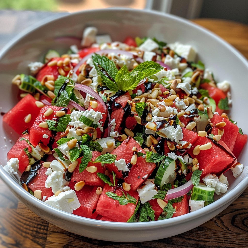 Ultimate 4th of July Menu: Festive Recipes for the Perfect Patriotic Celebration 5 Watermelon Feta Salad