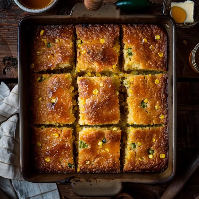 Honey-jalapeño cheddar cornbread