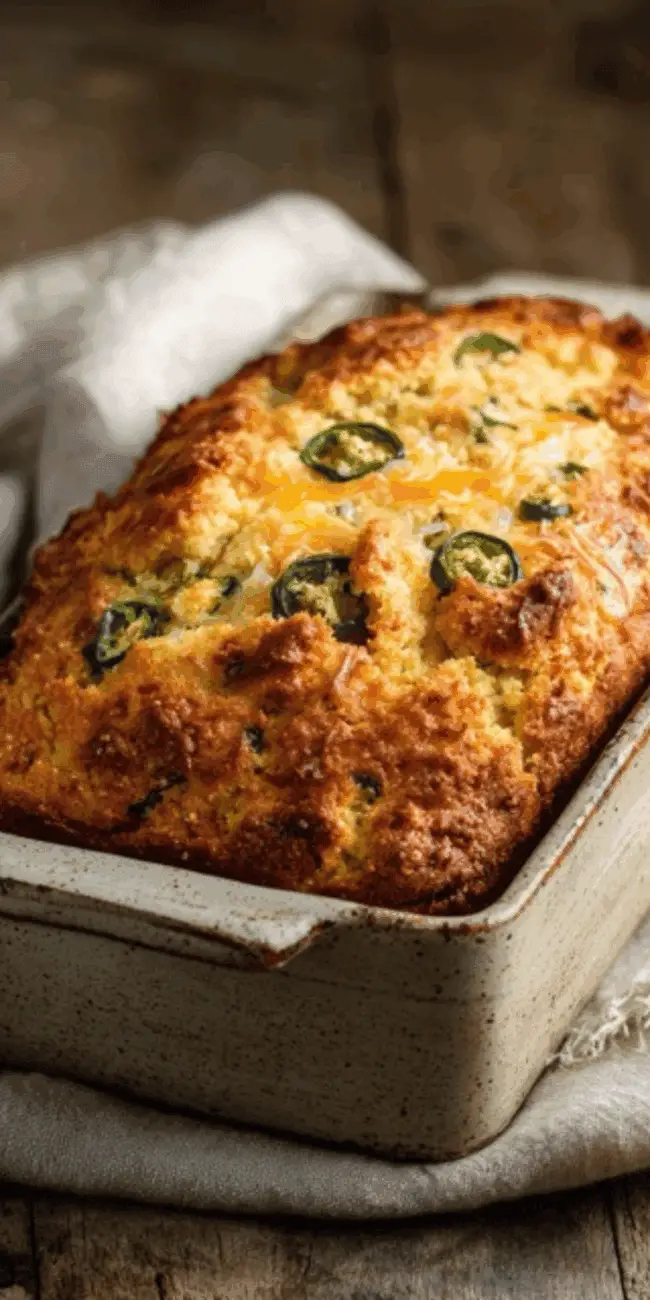 Honey-jalapeño cheddar cornbread