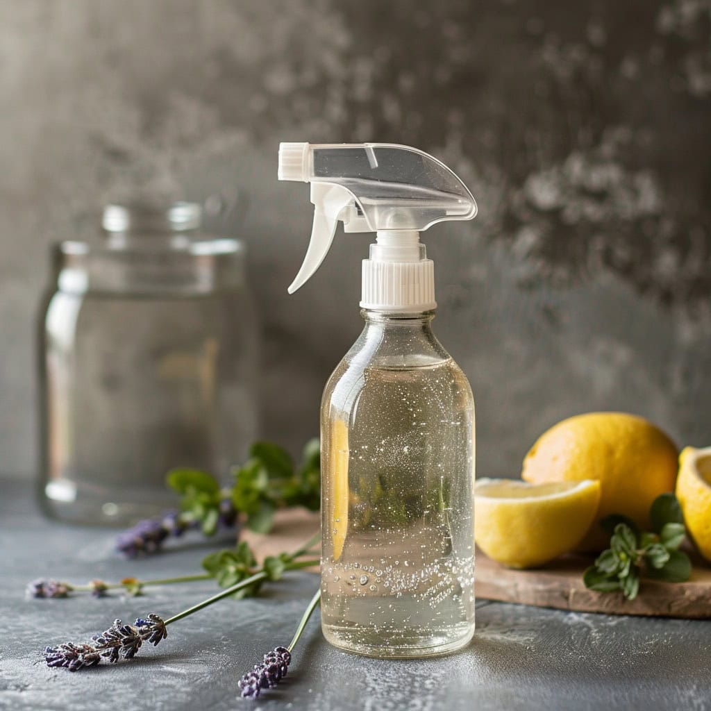 Natural glass cleaner
