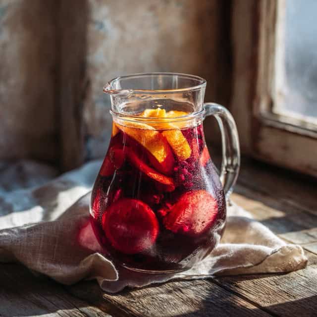 Non-alcoholic sangria