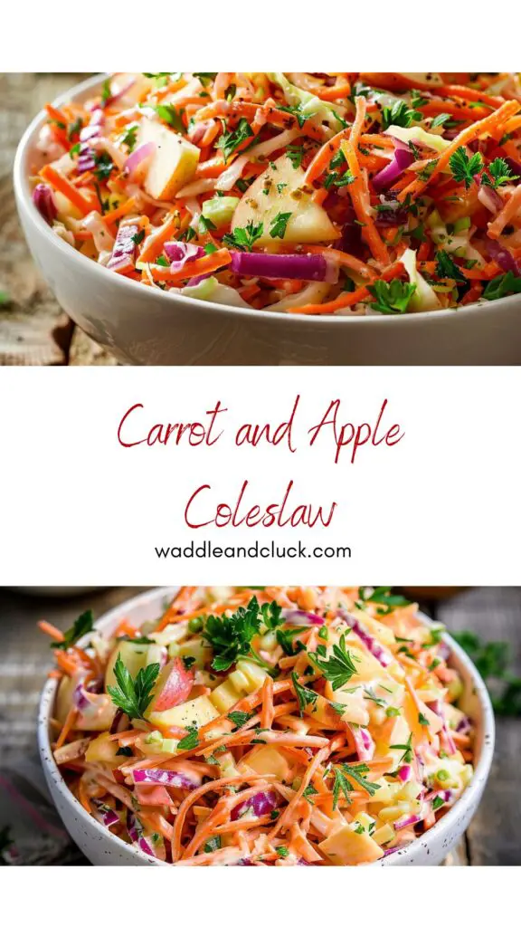Refreshing Carrot And Apple Coleslaw: A Simple And Tasty Recipe 6 Carrot and apple coleslaw