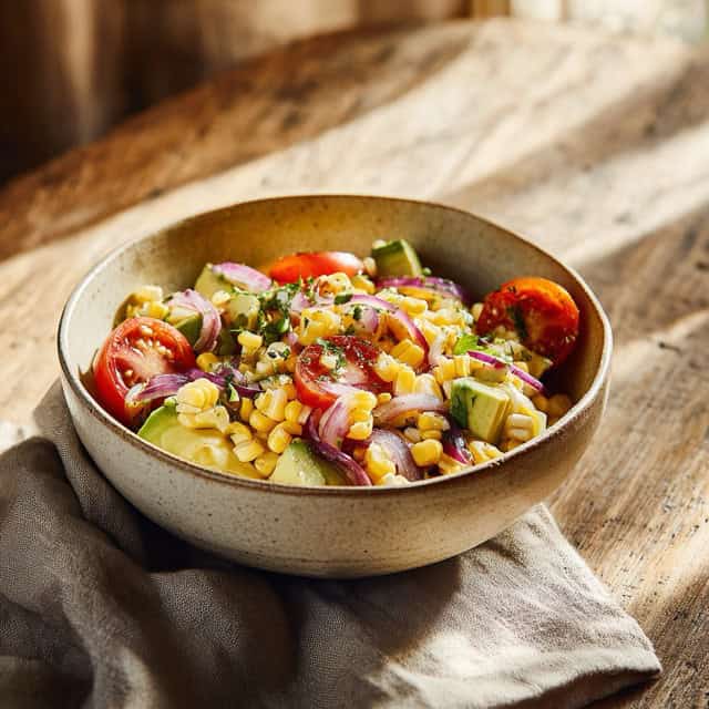 Summer Corn And Avocado Salad 9 Summer corn and avocado salad