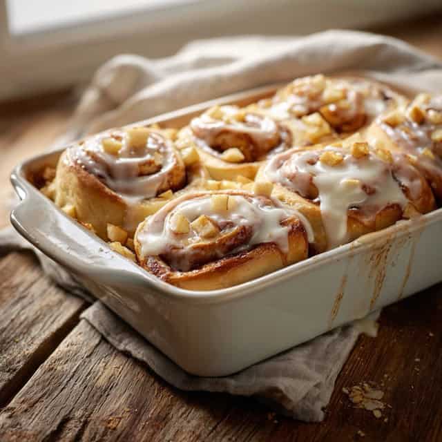 Apple Cinnamon Rolls With Cream Cheese Glaze 13 Apple cinnamon rolls