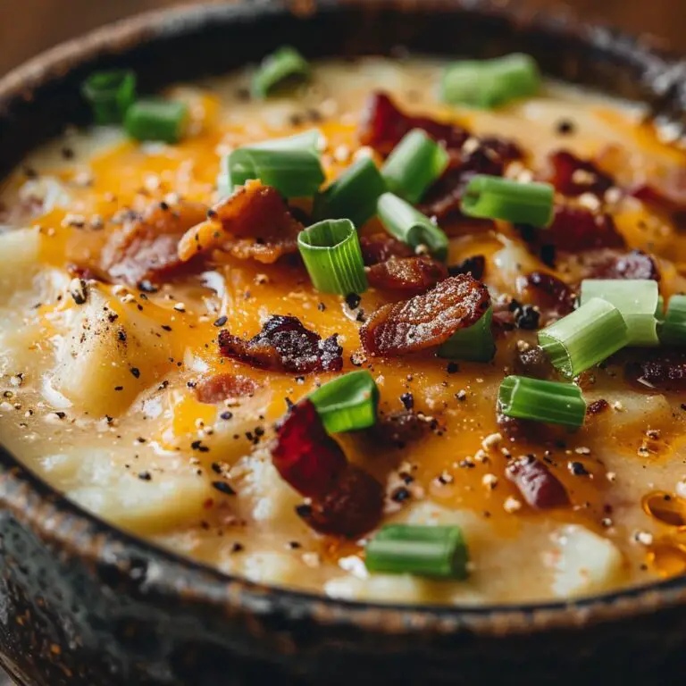 Homemade Loaded Baked Potato Soup 13 Baked potato soup