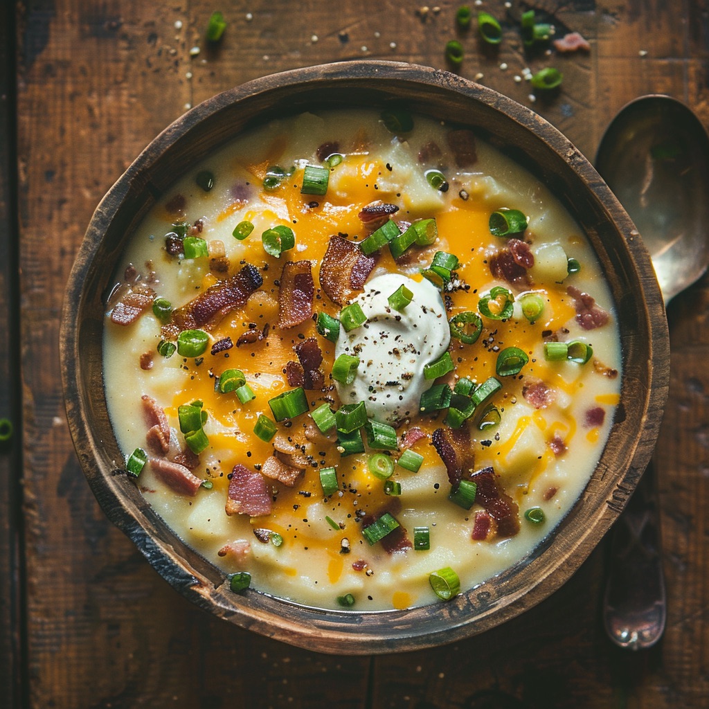 Baked potato soup