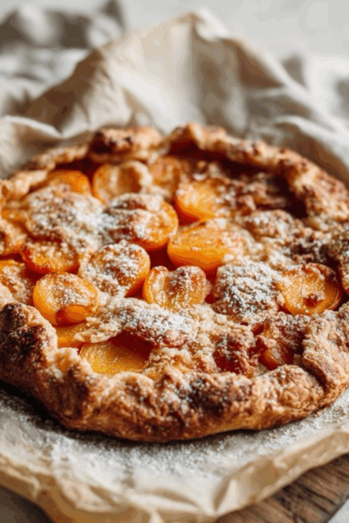 Apricot almond tart