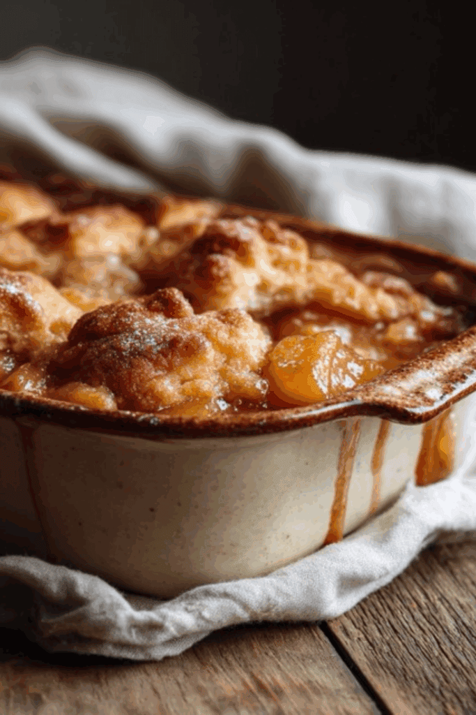 Peach cobbler