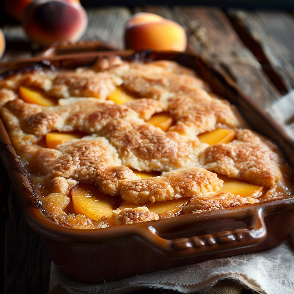 Peach cobbler