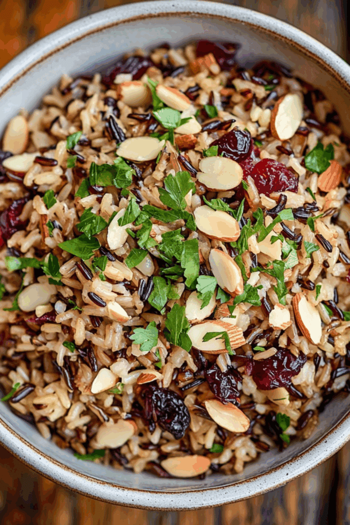 Cranberry and wild rice pilaf