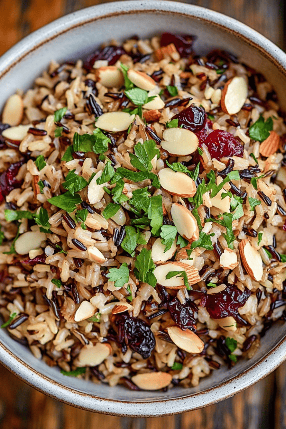 Cranberry and wild rice pilaf