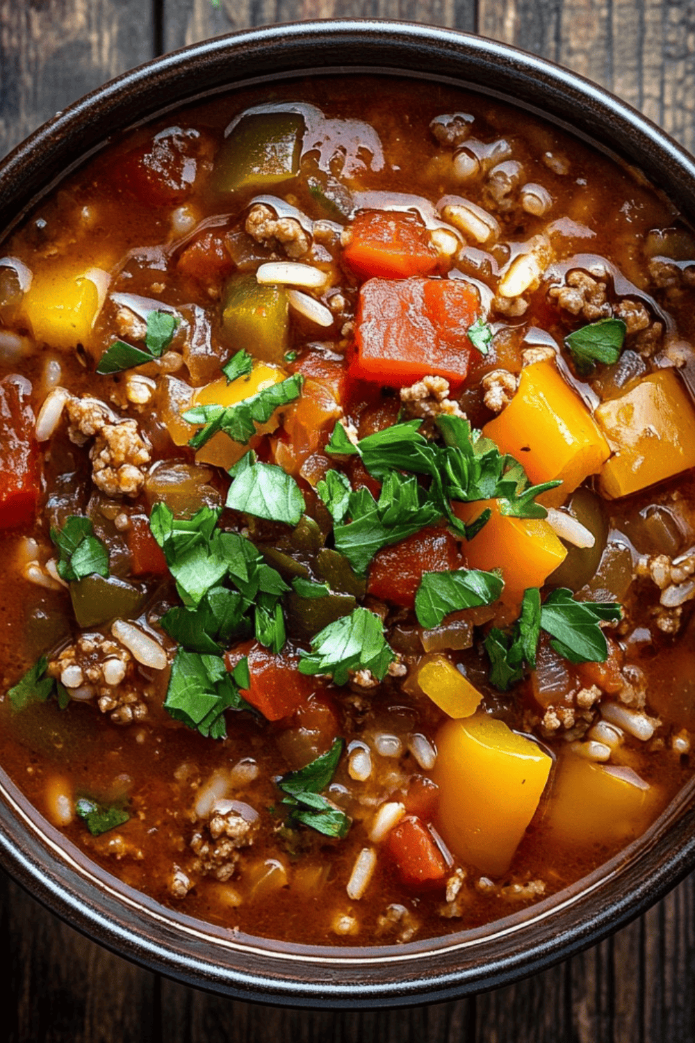 Stuffed pepper soup