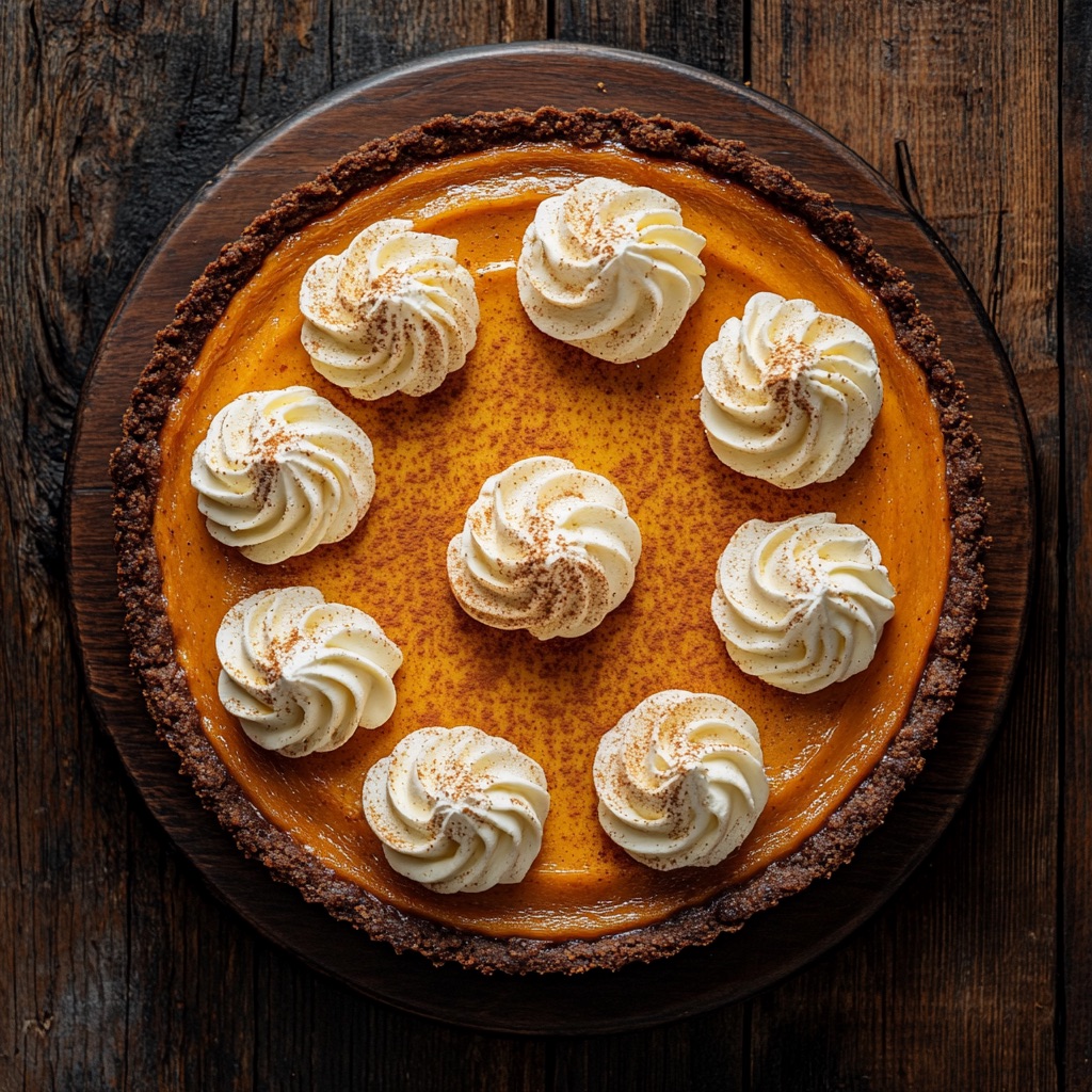 Pumpkin cheesecake