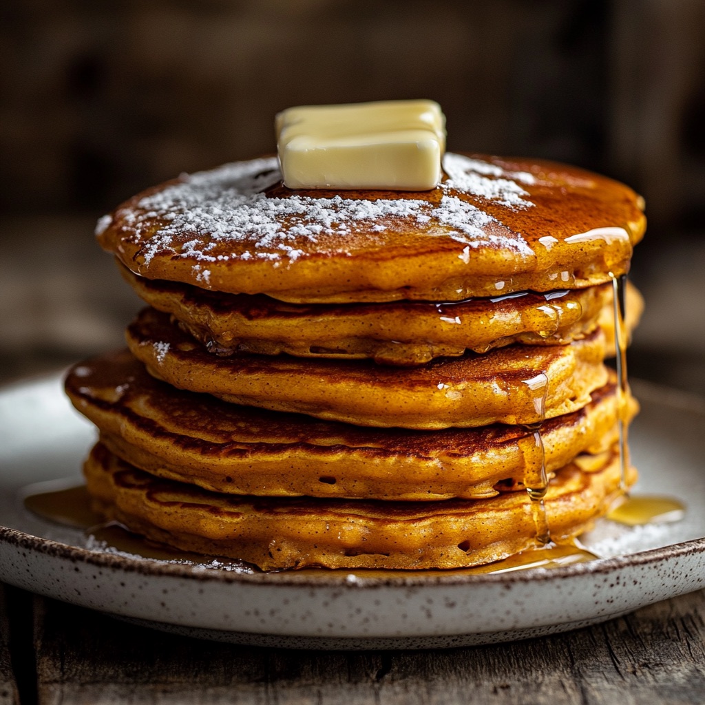 Pumpkin spice pancakes