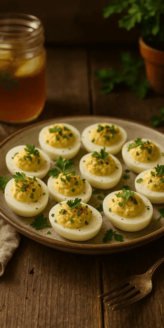 Garden Herb Deviled Eggs: A Homestead Favorite with a Fresh Twist
