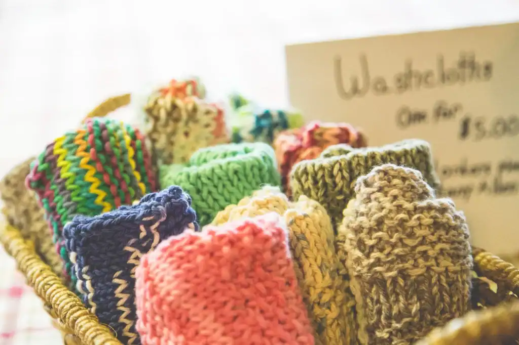 Crocheted wash cloths