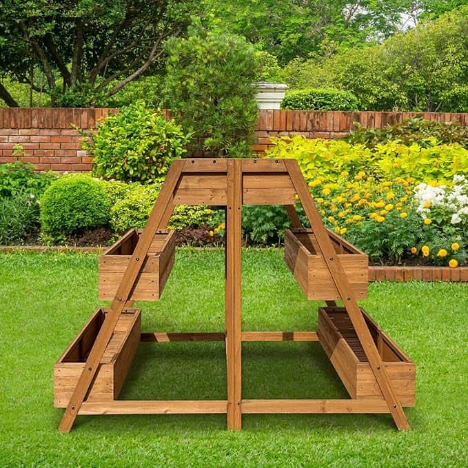 Tiered Garden Planters For Small-Space Harvests 1 Hanover tiered garden planter