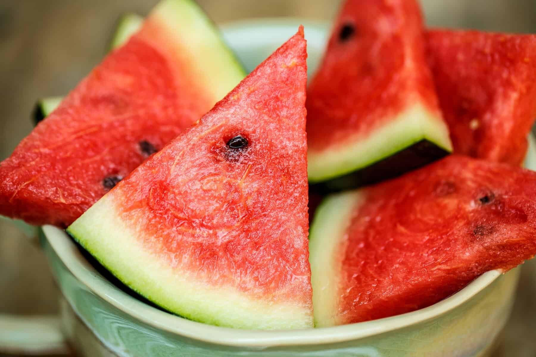 Slices of watermelon