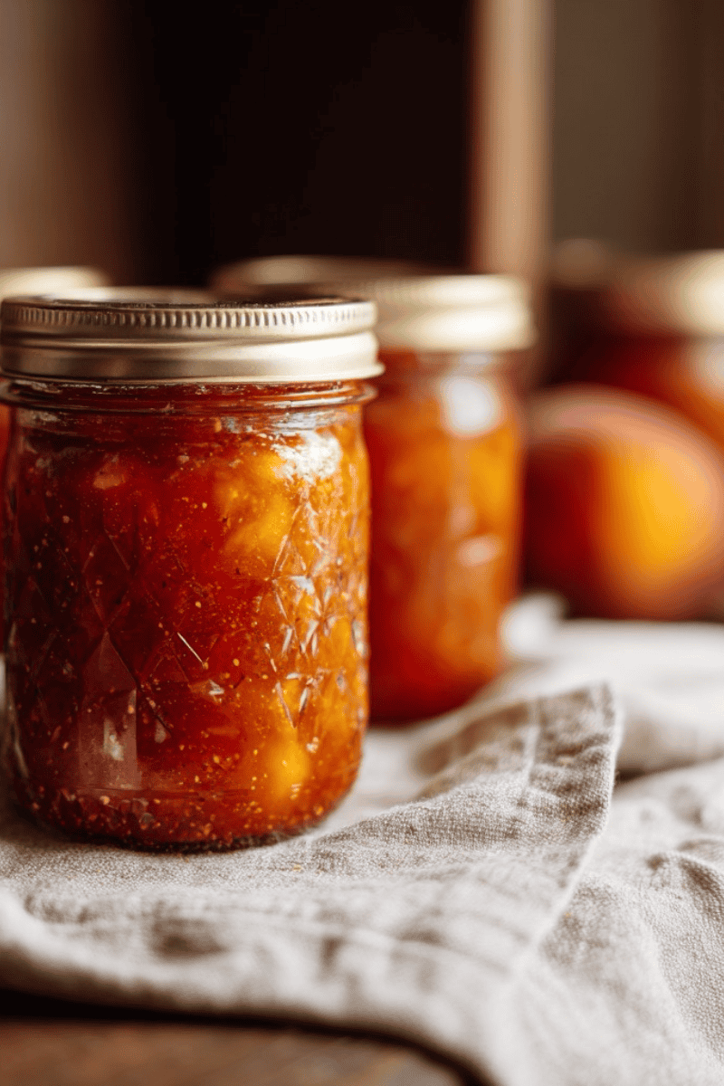 Pepper-Infused Peach Jam: A Sweet And Spicy Preserve For Your Pantry 14 Pepper-infused peach jam