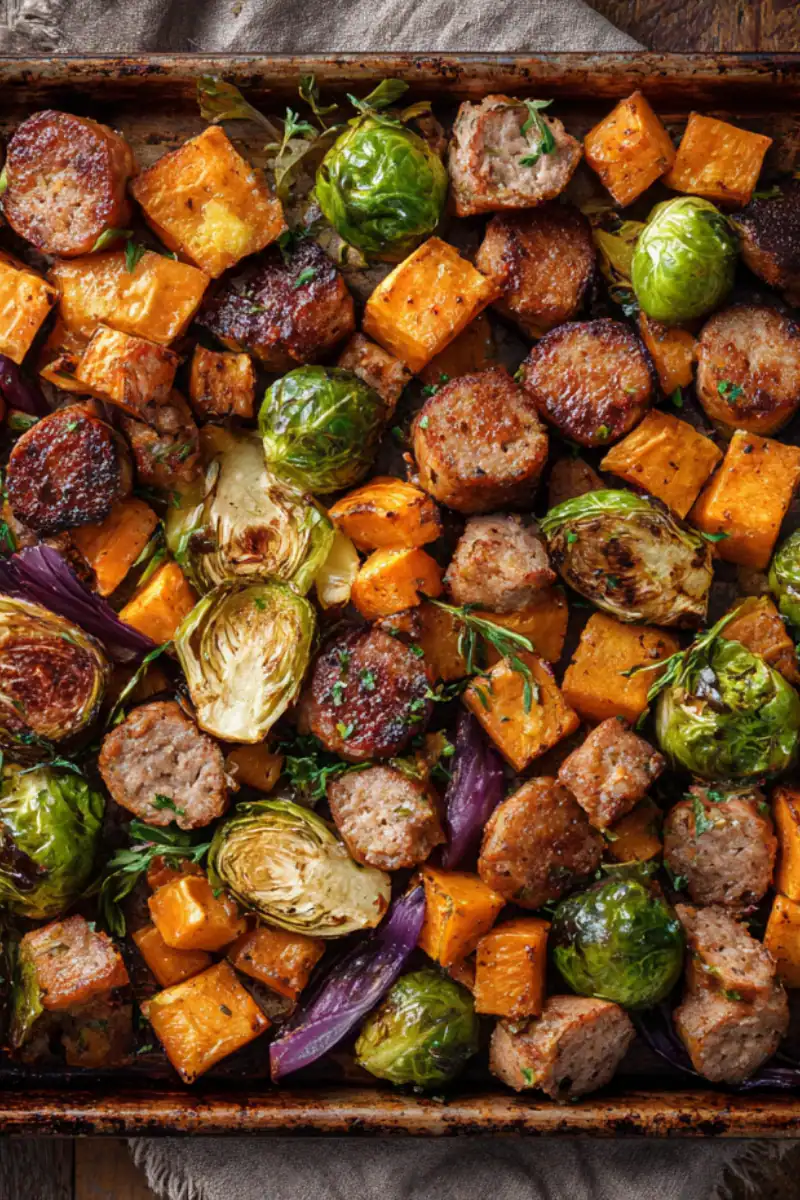Harvest sheet pan dinner