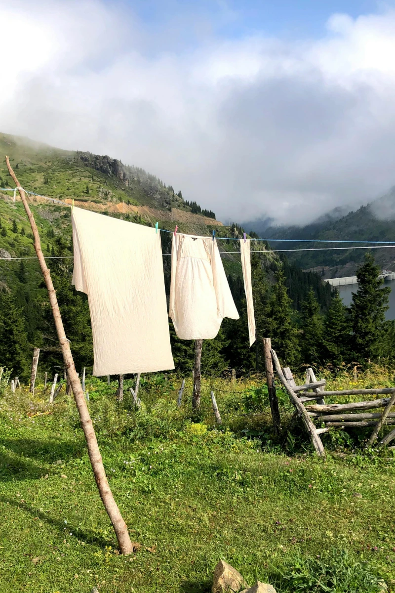 How to set up a clothesline without digging posts