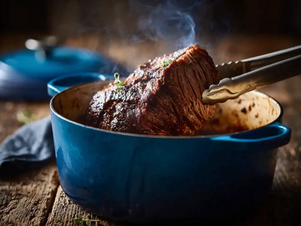 Pot roast searing