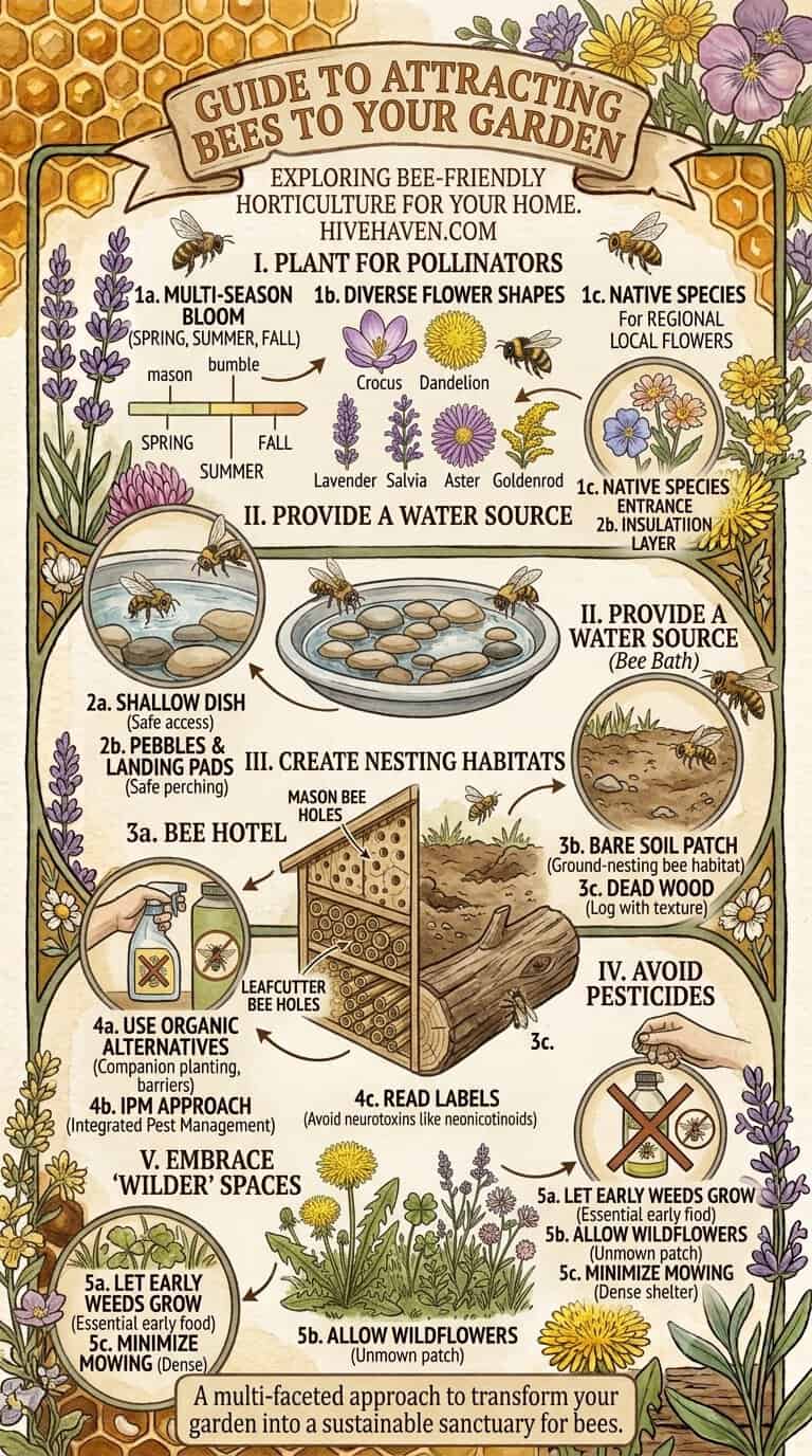 What bees are actually looking for in a yard