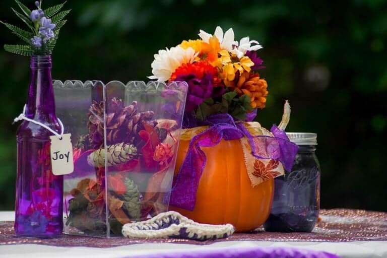 Cozy fall harvest tablescape ideas