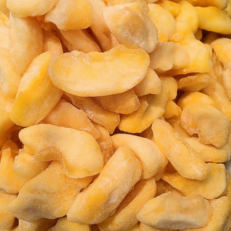 Dried apple slices stored for pantry rotation.