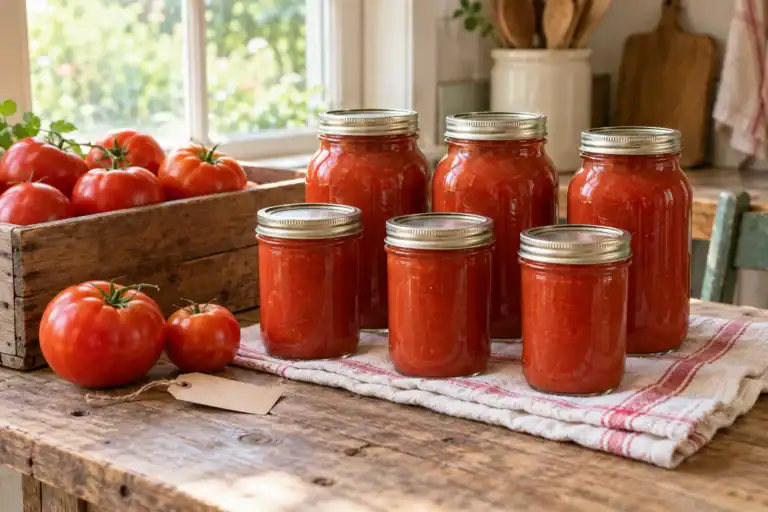 Canned Tomato Sauce Recipe From Fresh Garden Tomatoes 8 Canned tomato sauce recipe from fresh garden tomatoes
